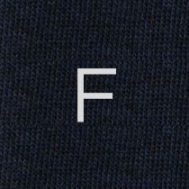 Men's Blue Socks with Grey Initials - Extra fine Cashmere Blend - Size 43/45 - 172