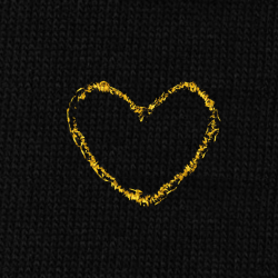 Calze Cuore Oro Personalizzate con iniziali ricamate | 100% Made in Italy | Individual Socks