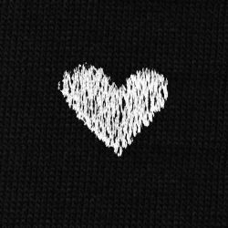 Calze Cuore Personalizzate con iniziali ricamate | 100% Made in Italy | Individual Socks