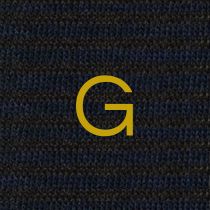 Calze a Righe Uomo Blu - Marrone - Cotone Stretch - Taglia 40/45 - 314