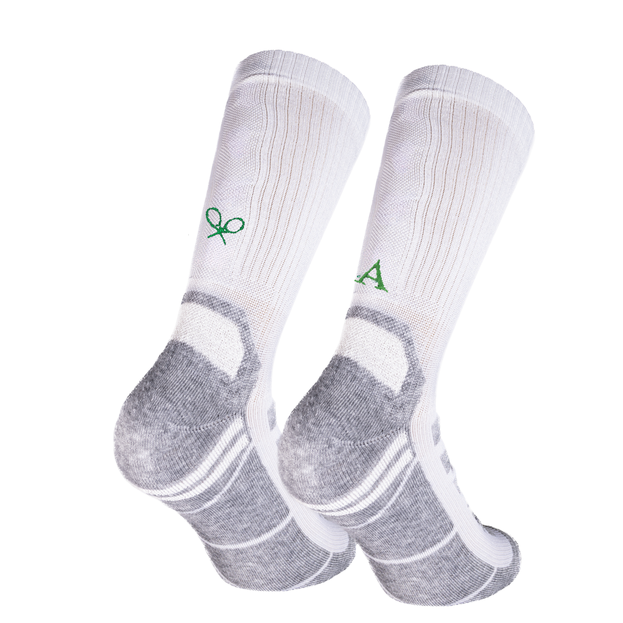 Blaue Herrensocken mit roten Initialen – Stretch-Baumwolle – Größe 40/45 – 101