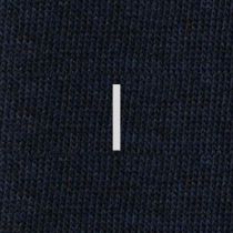 Men's Blue Socks with Grey Initials - Extra fine Cashmere Blend - Size 43/45 - 172