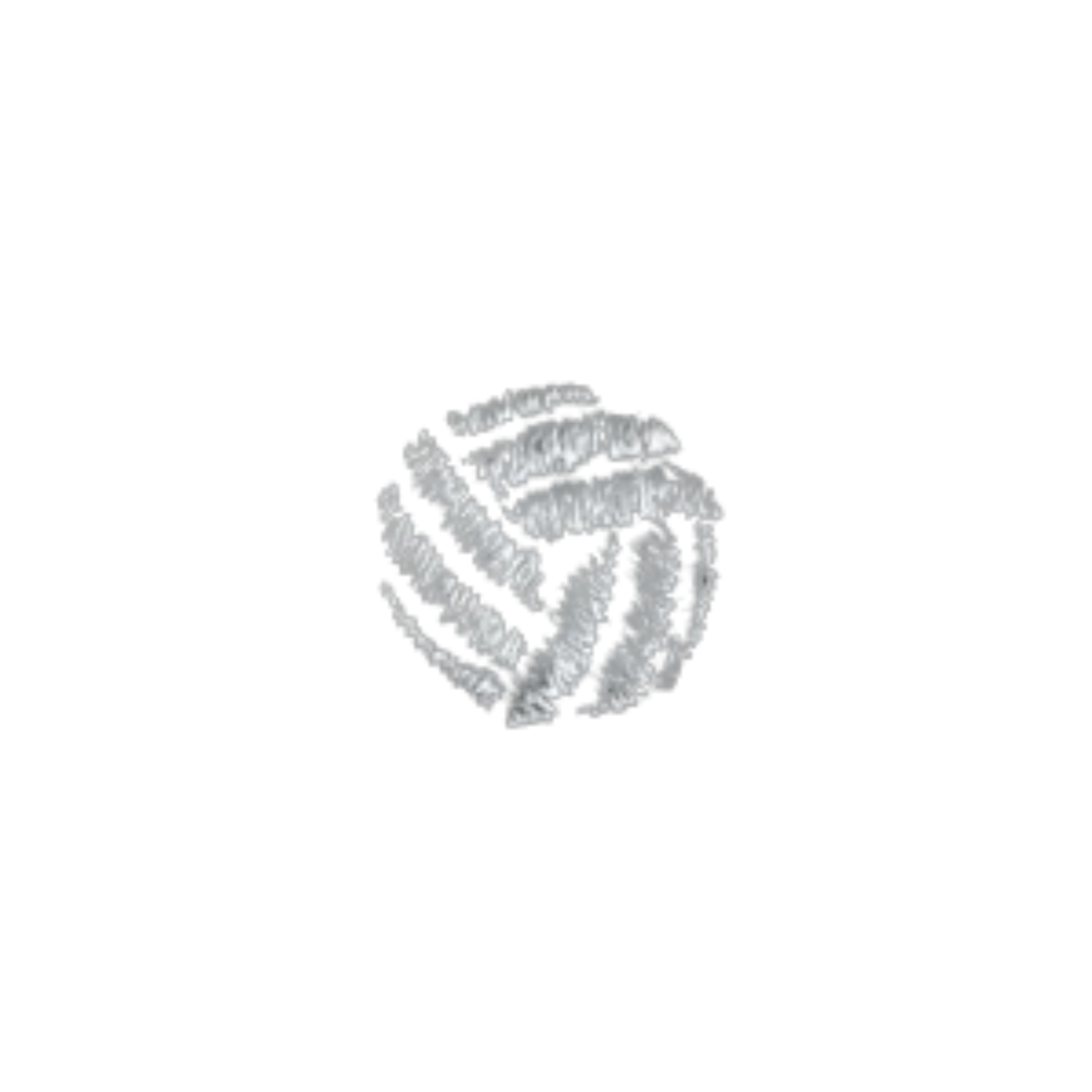 Calze Blu Beach Volley - Palla Grigio + iniziali Personalizzate