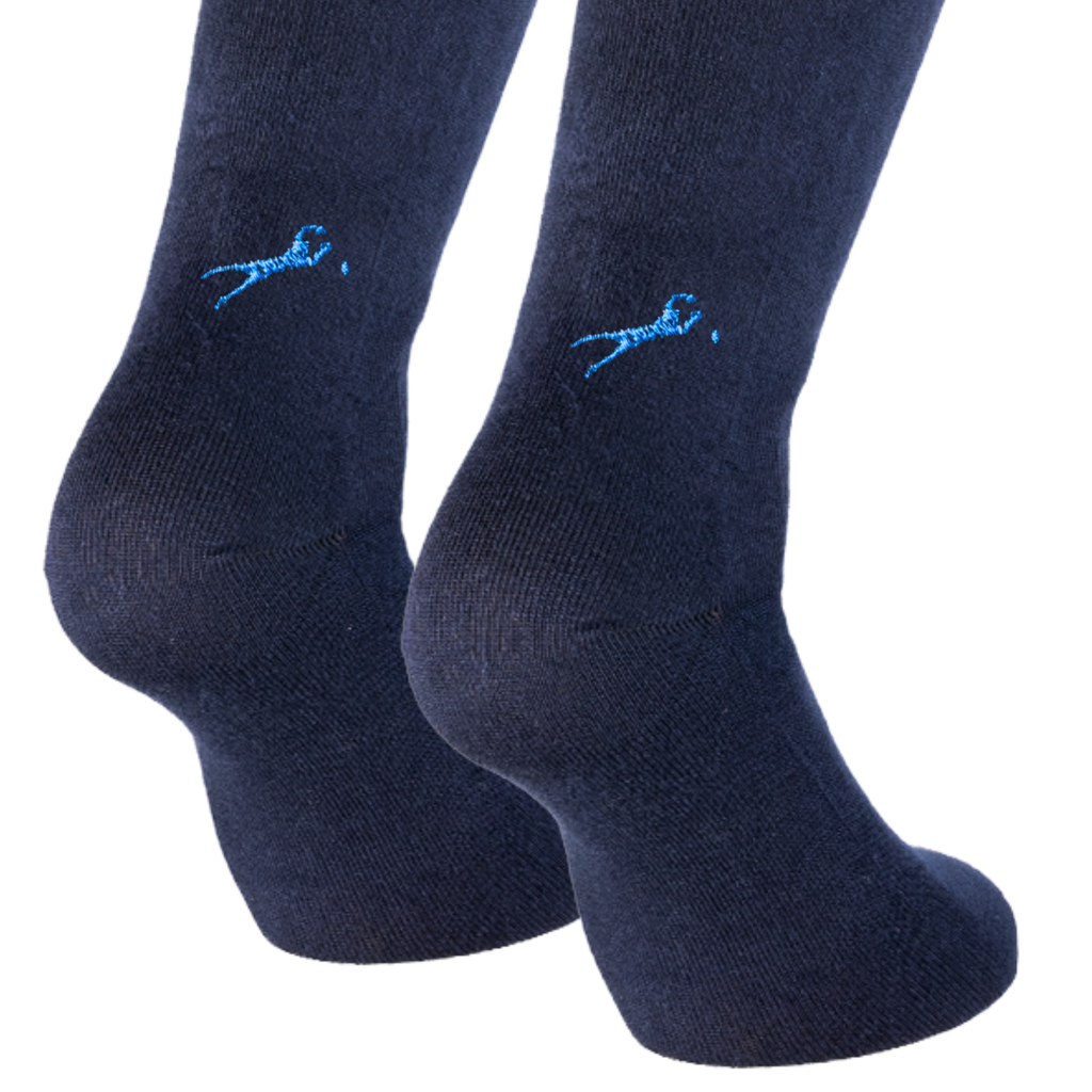 Calze Blu Calcio - Ricamo Personalizzato