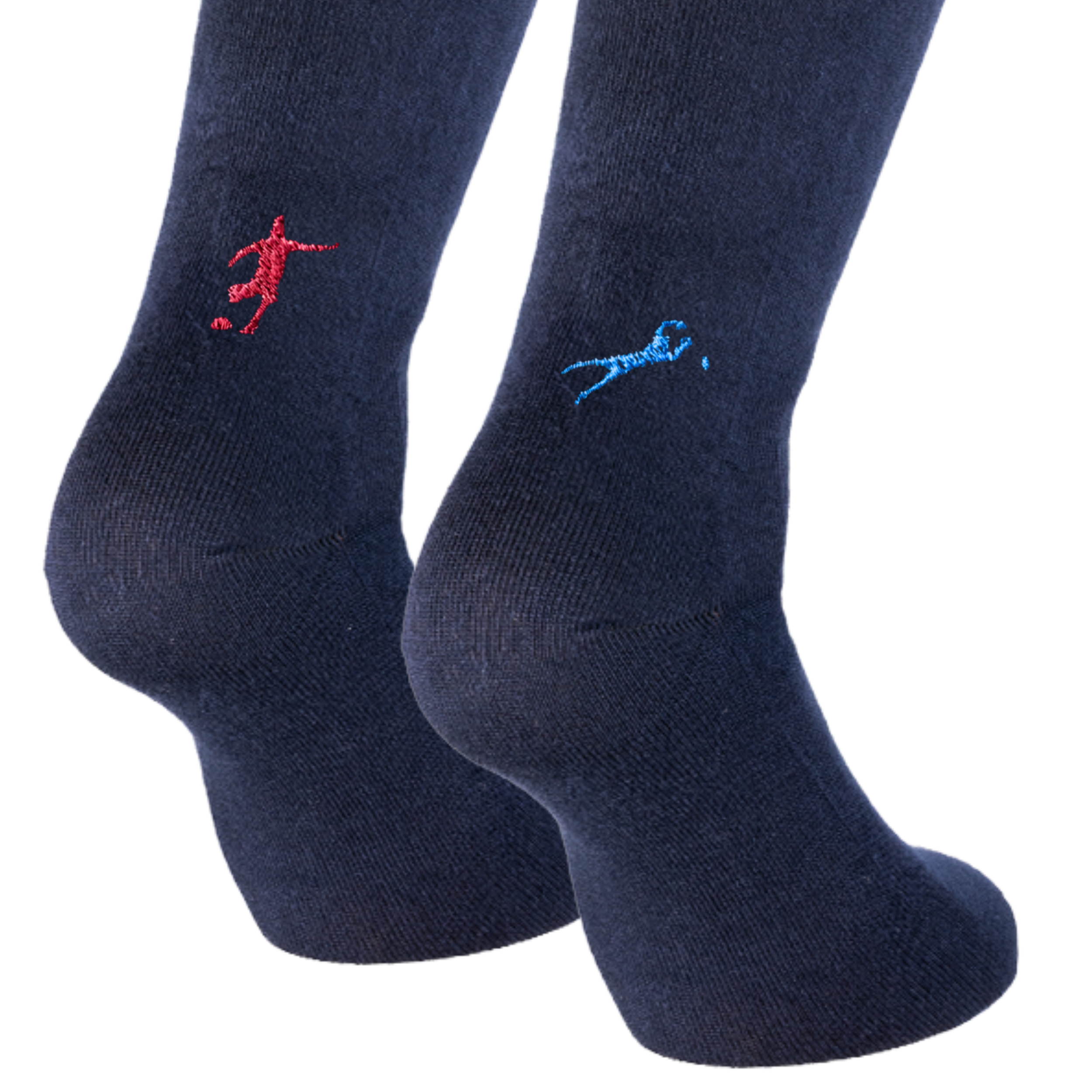 Calze Blu Calcio - Ricamo Personalizzato