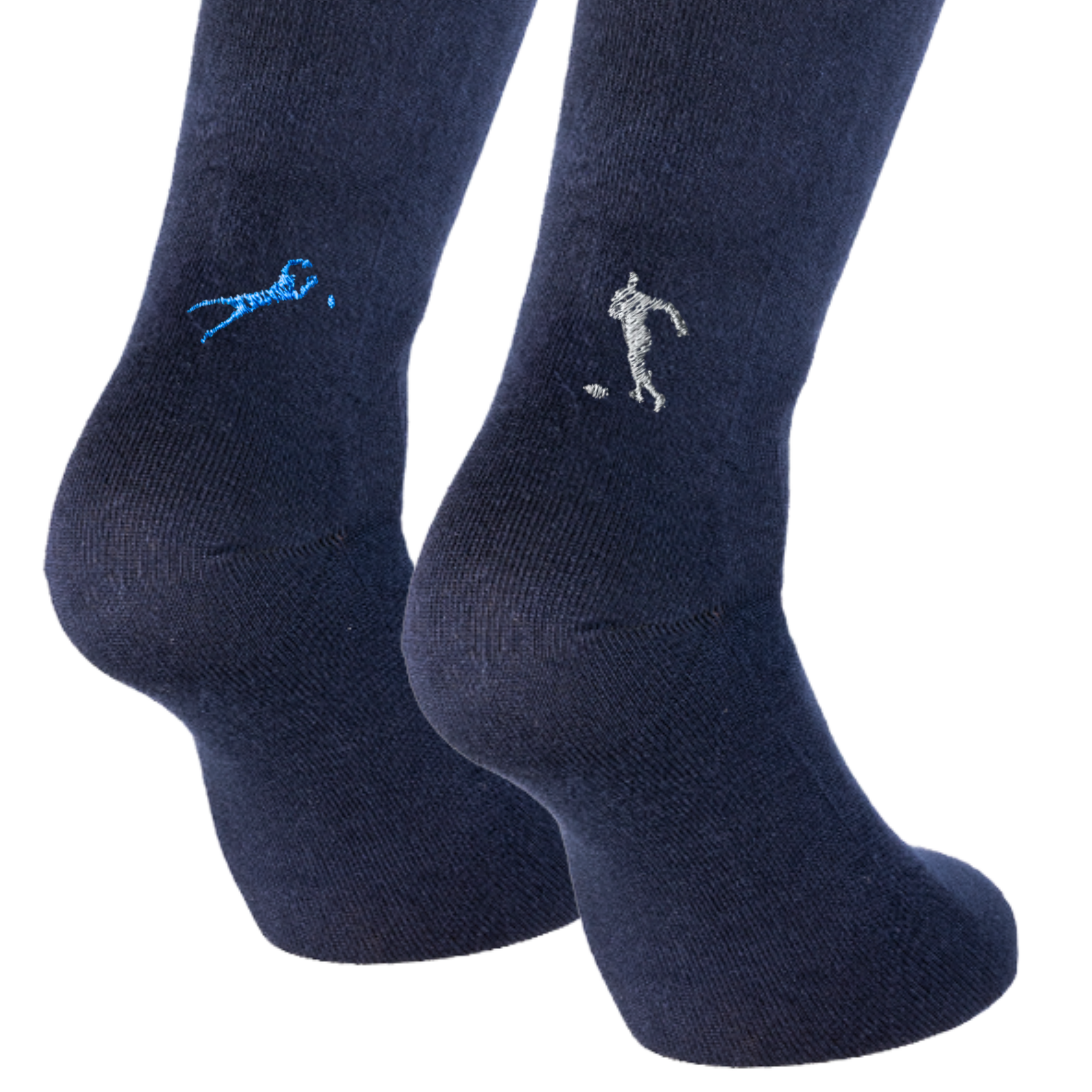 Calze Blu Calcio - Ricamo Personalizzato