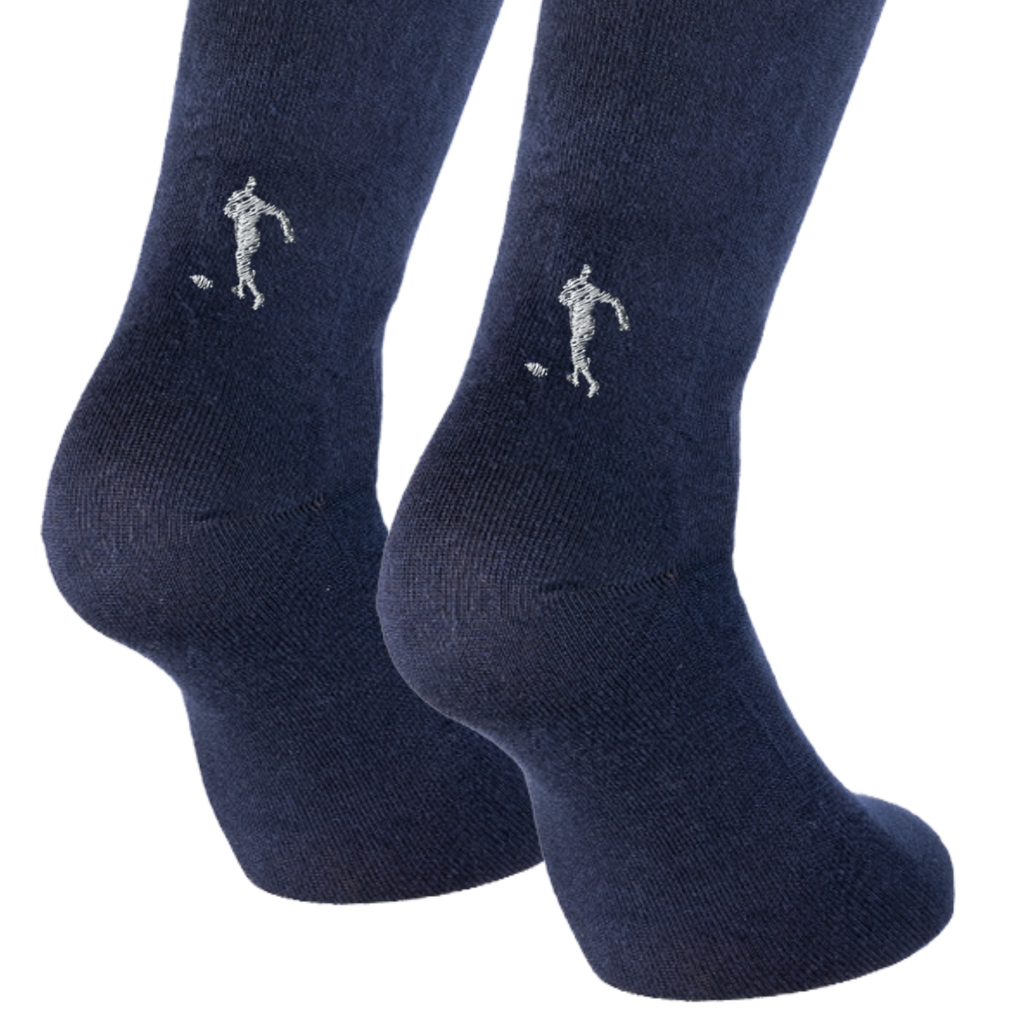 Calze Blu Calcio - Ricamo Personalizzato