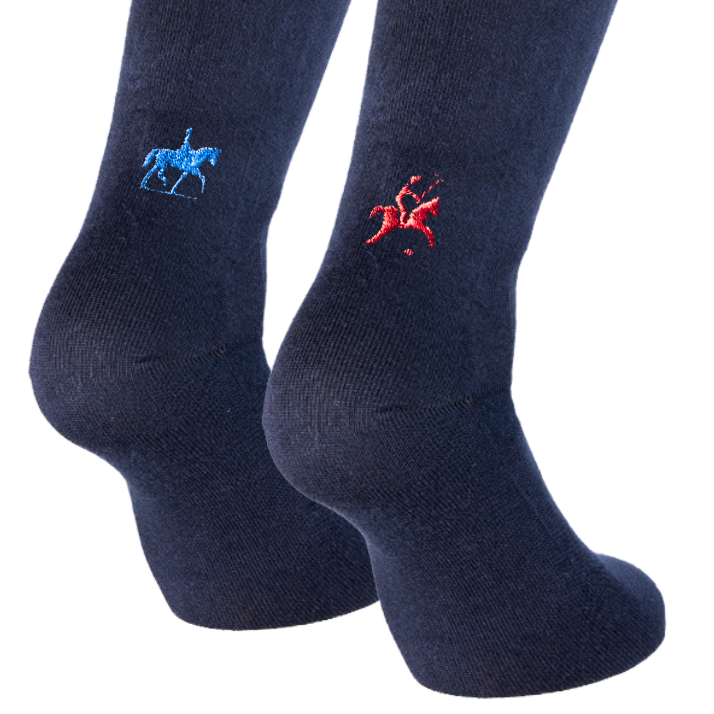 Calze Blu equitazione - Ricamo Personalizzato