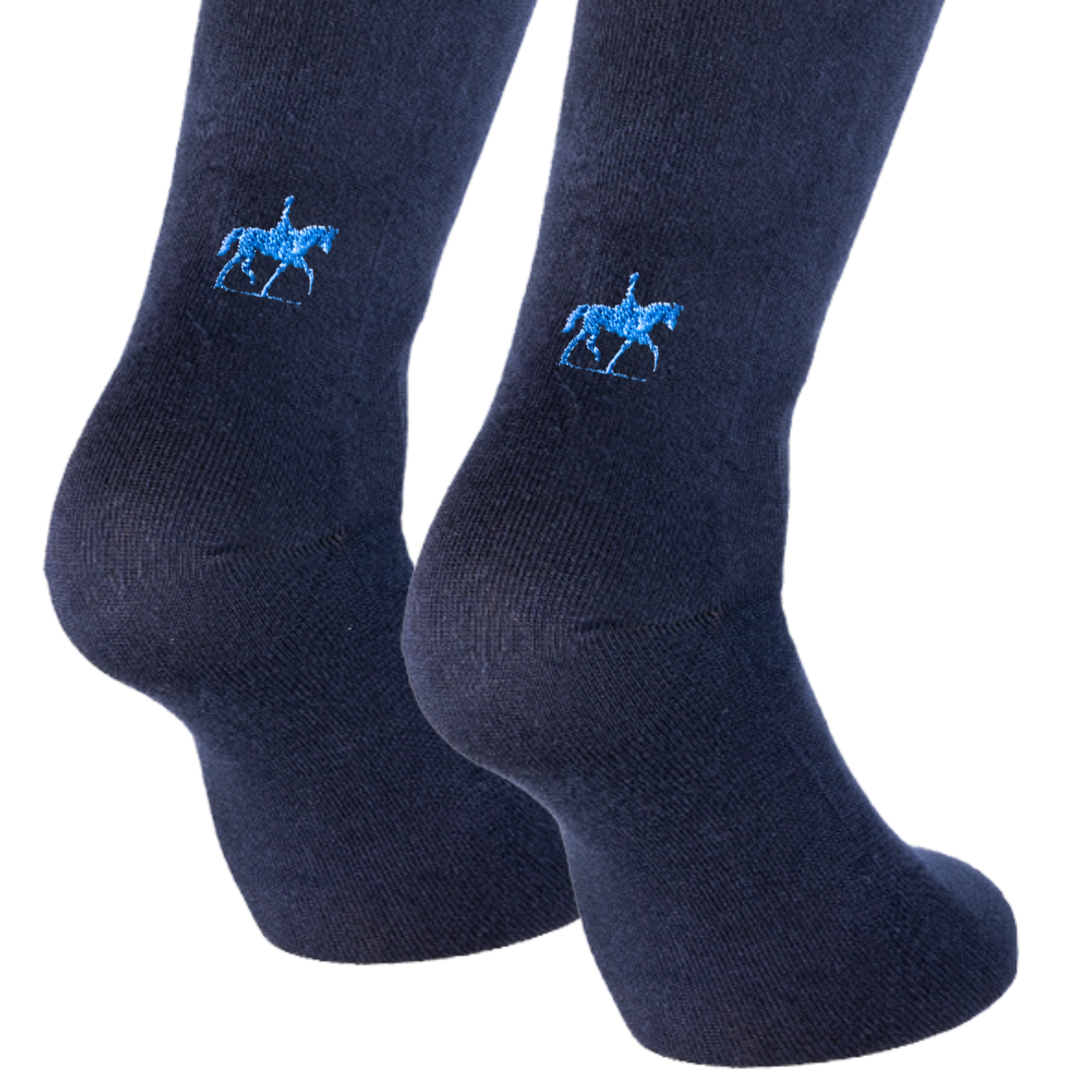 Calze Blu equitazione - Ricamo Personalizzato