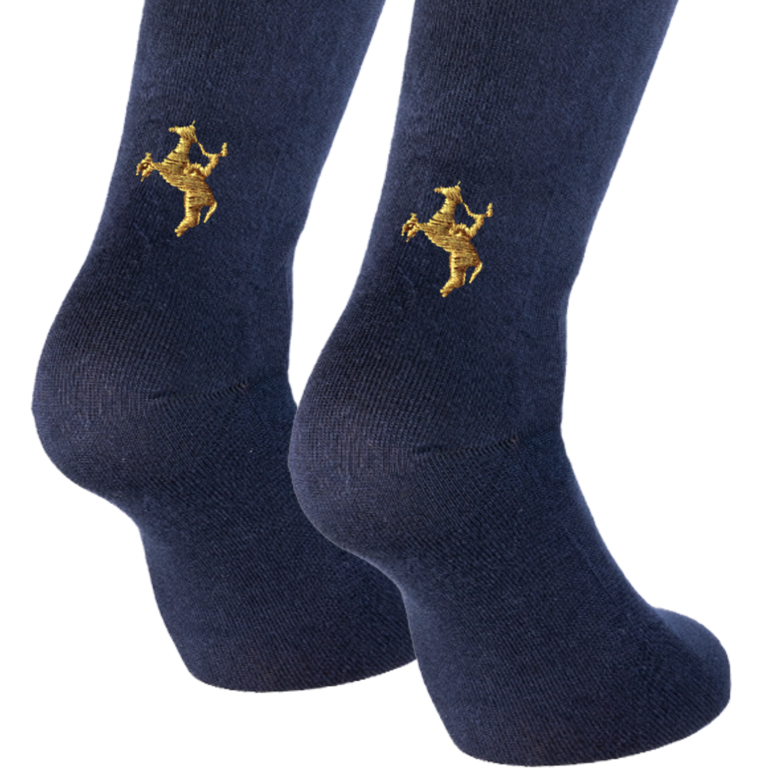 Calze Blu equitazione - Ricamo Personalizzato