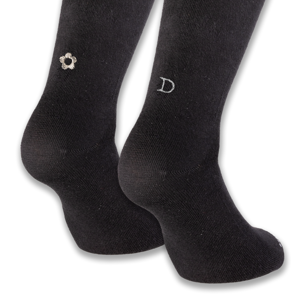 Calze Fiore Personalizzate con iniziali ricamate | 100% Made in Italy | Individual Socks