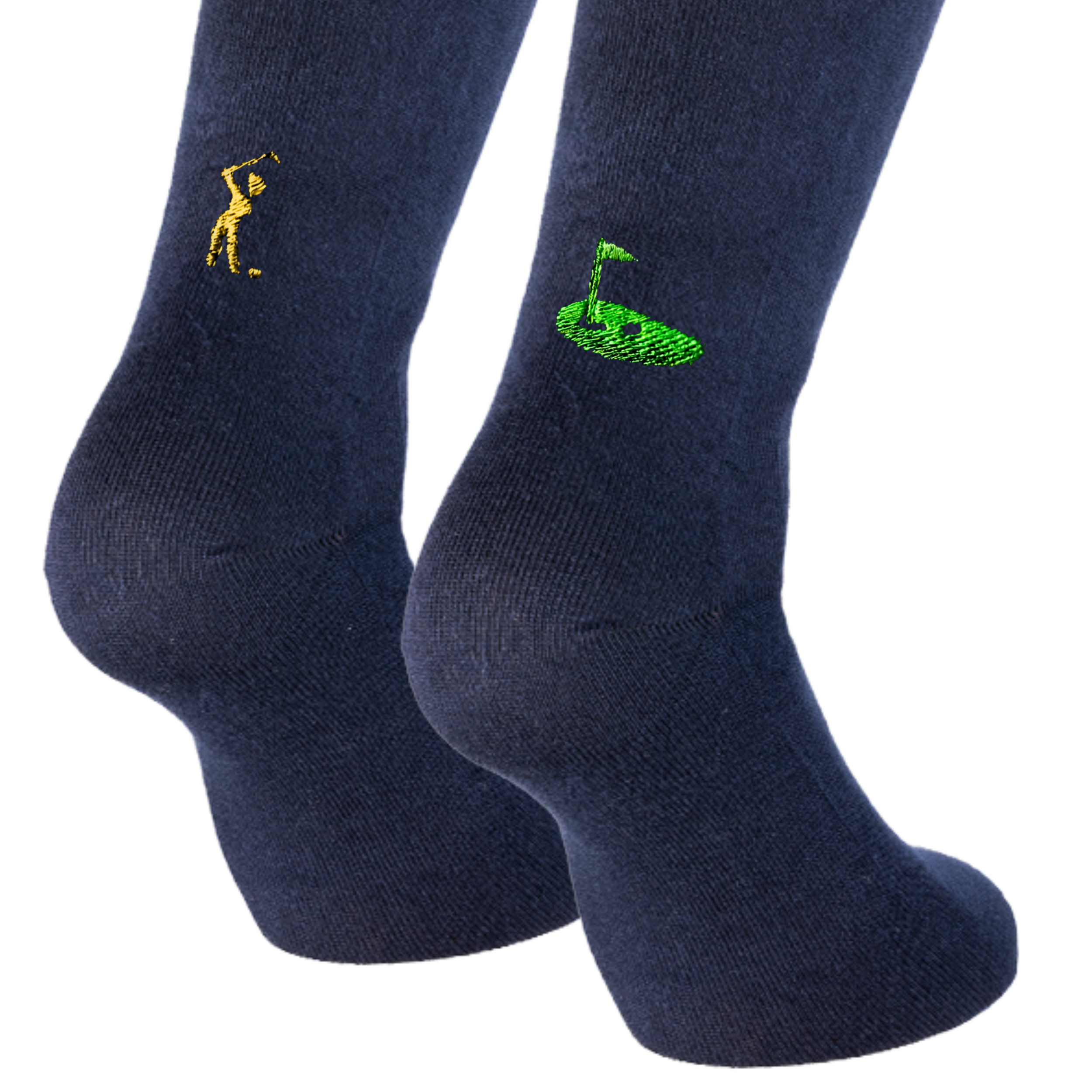 Calze golf cotone Blu - icone golf Personalizzate