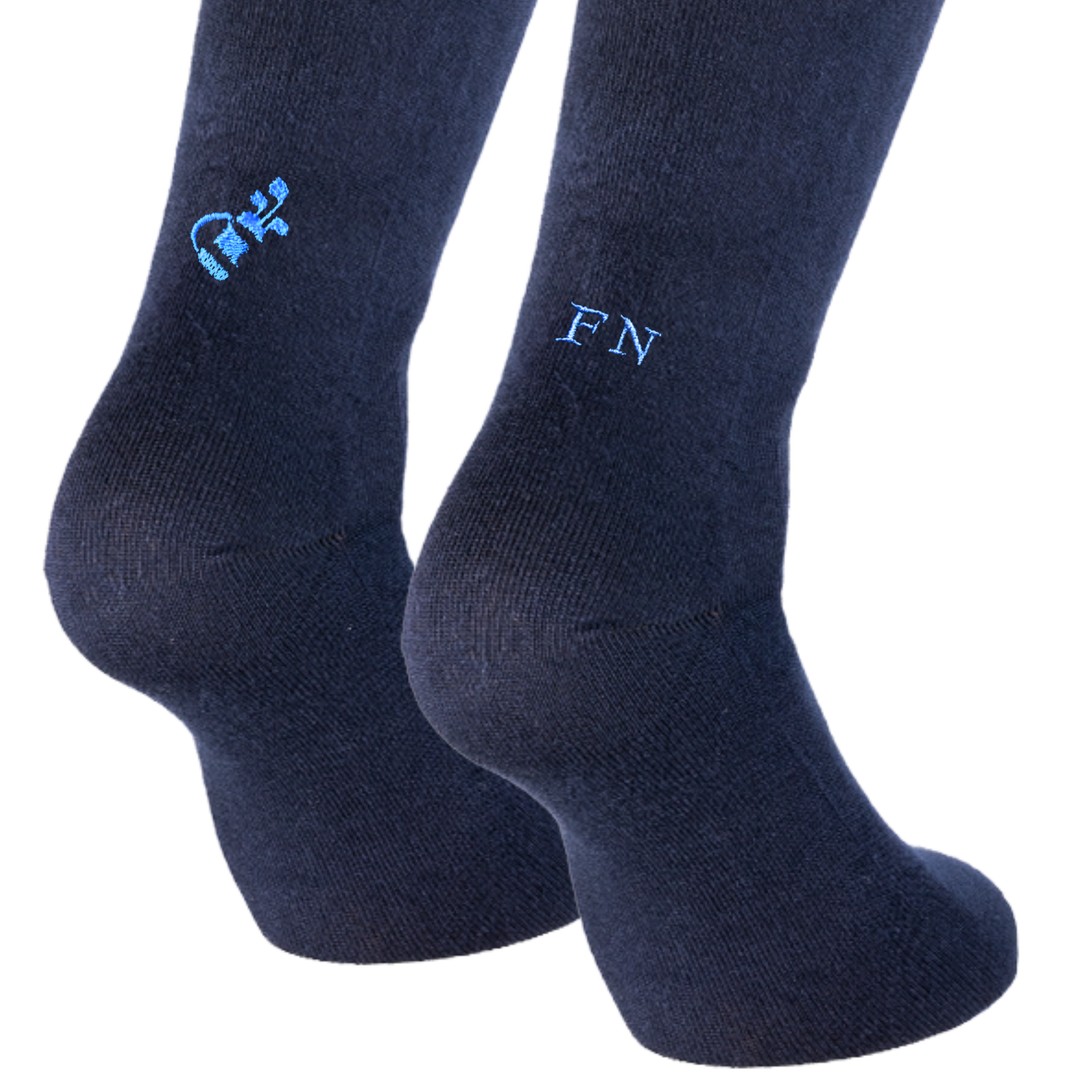 Calze golf cotone Blu - Sacca Royal + iniziali Personalizzate