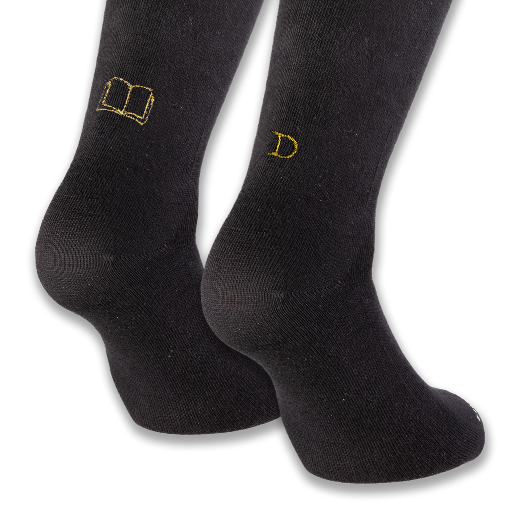 Calze Libro Oro Personalizzate con iniziali ricamate | 100% Made in Italy | Individual Socks