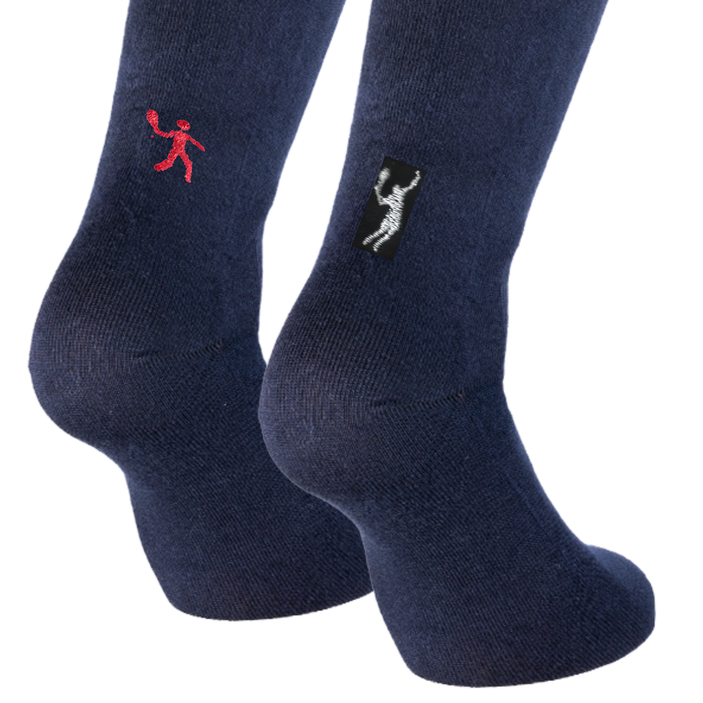 Calze Blu Padel - Ricamo Personalizzato