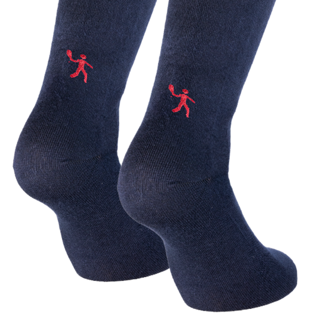 Calze Blu Padel - Ricamo Personalizzato