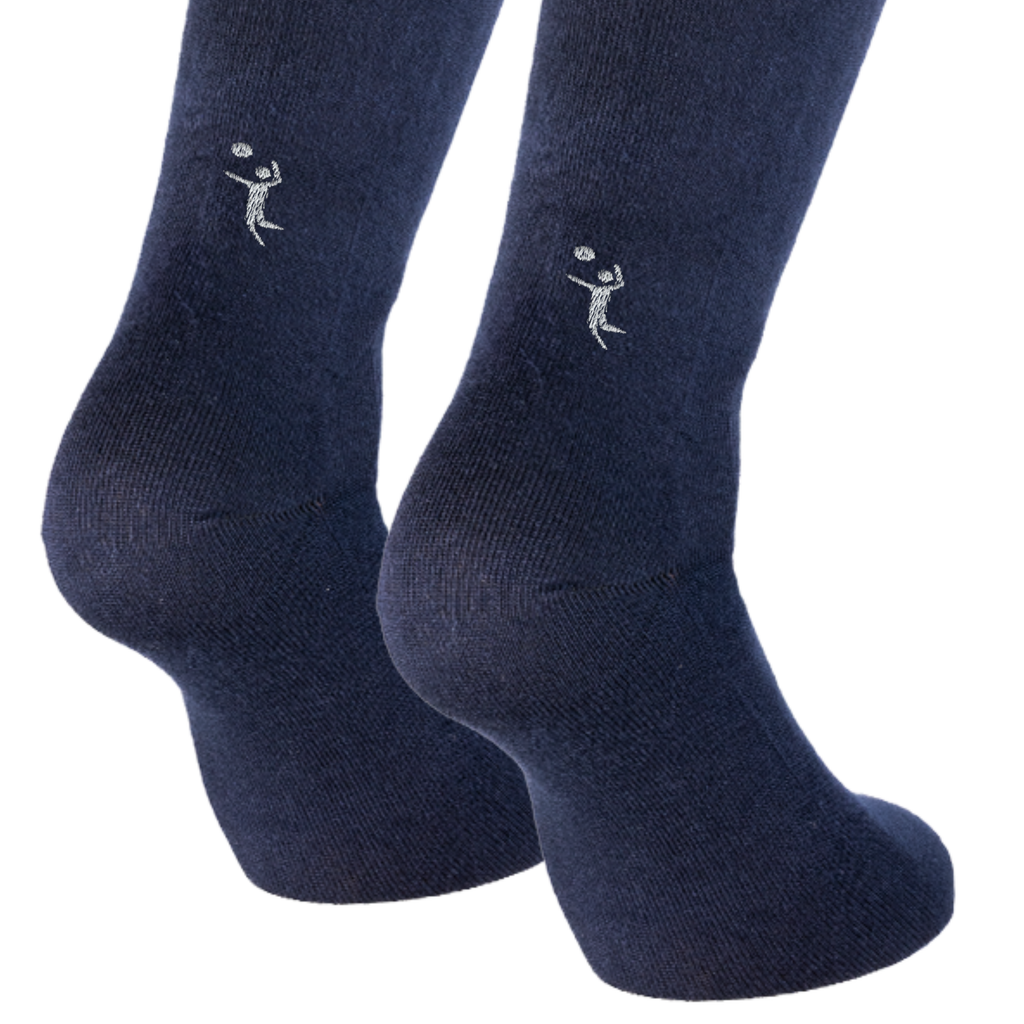 Calze Blu Pallavolo - Ricamo Personalizzato