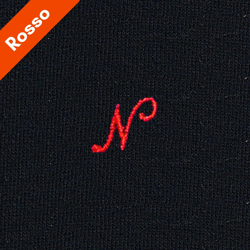 Calze Uomo Cotone Stretch | Doppie Iniziali Ricamate | Taglia 40/45 | Lunghezza Ginocchio