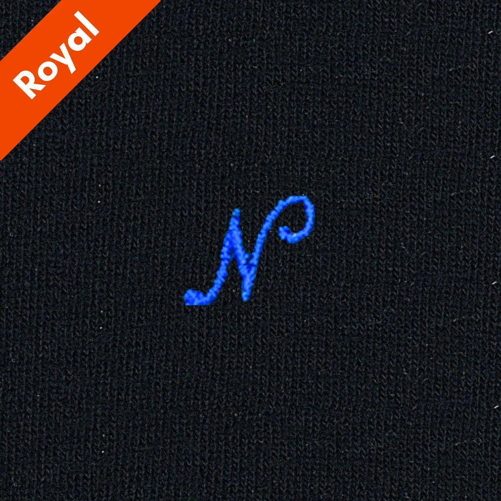 Calze Uomo Cotone Stretch | Doppie Iniziali Ricamate | Taglia 40/45 | Lunghezza Ginocchio