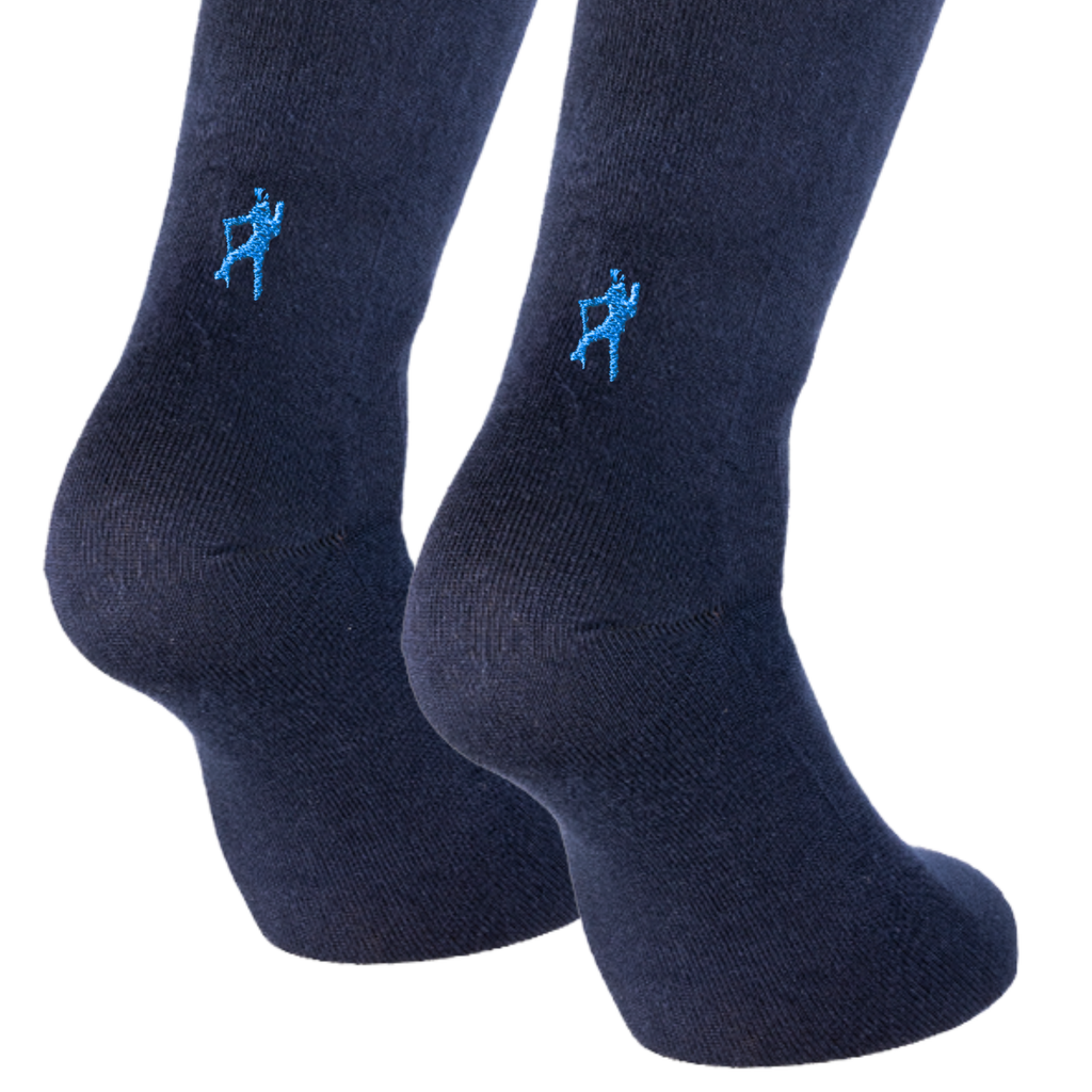 Calze Blu Sport Invernali - Ricamo Personalizzato