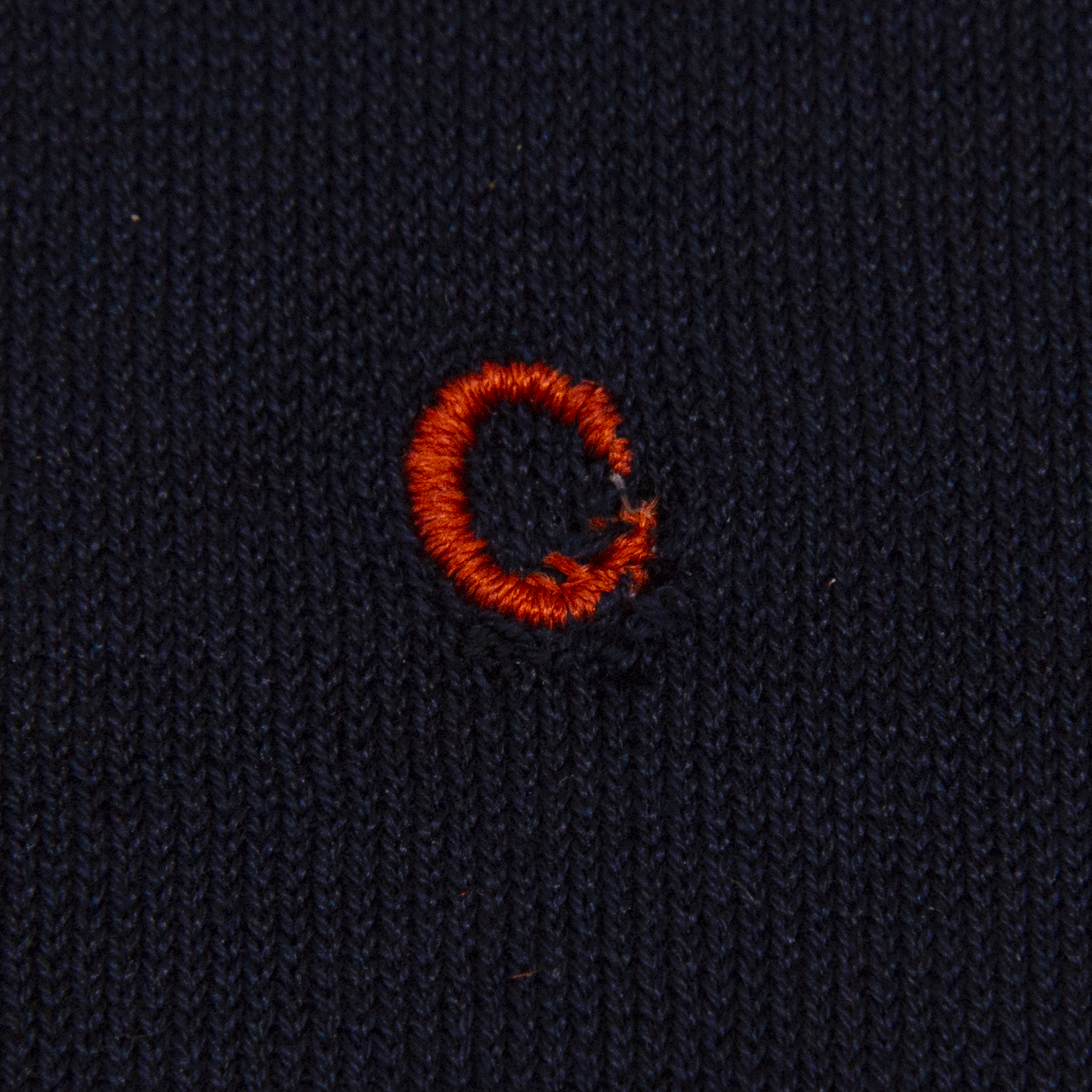 Calze Uomo Filo Scozia Stretch | Blu Iniziali Ricamate Bordeaux | Taglia 40/45 | Lunghezza Ginocchio