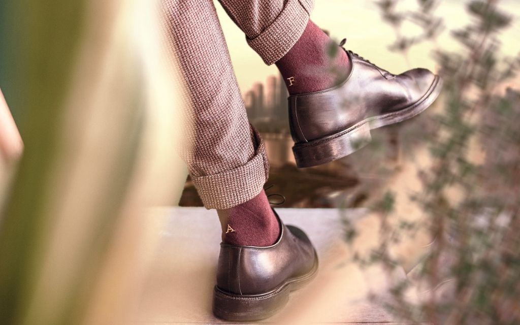 Calze personalizzate con iniziali ricamate 107