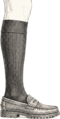 Below the
knee